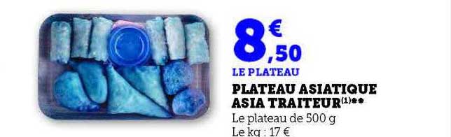plateau asiatique asia traiteur