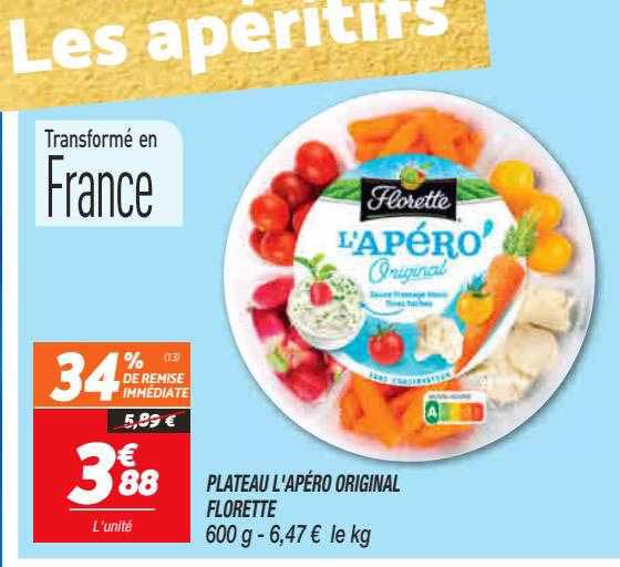 Plateau L'apéro Original Florette