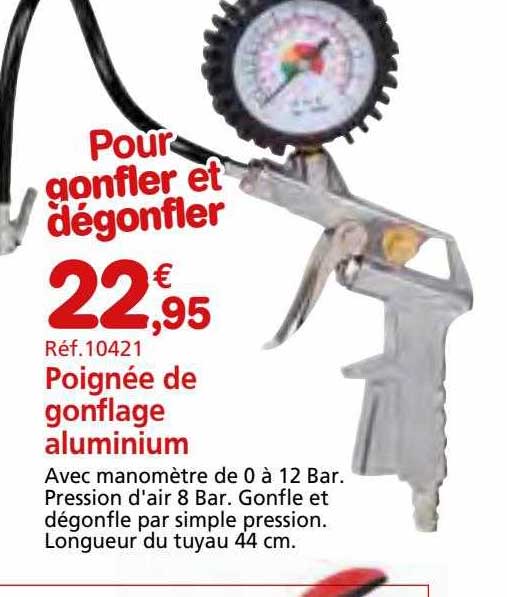 Poignée De Gonflage Aluminium