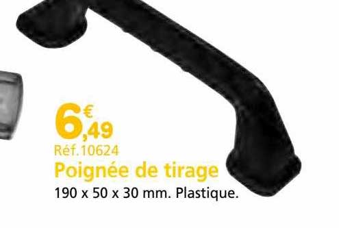 poignée de tirage