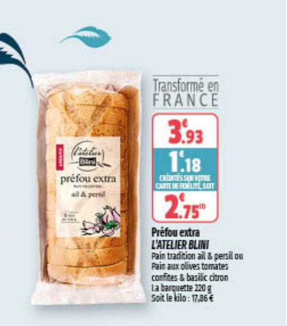 préfou extra l'atelier blini