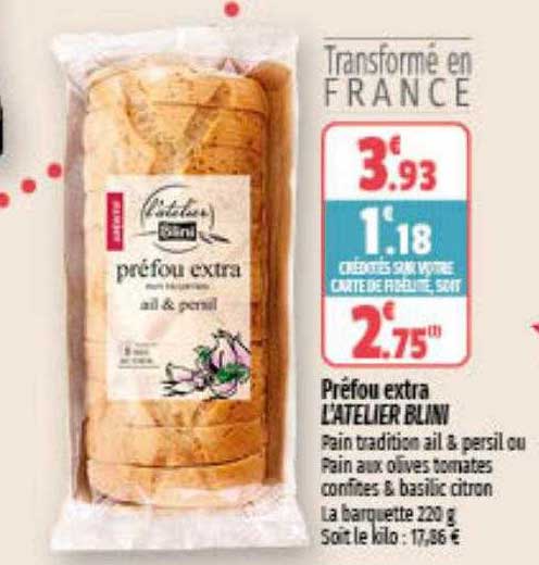 préfou extra l'atelier blini