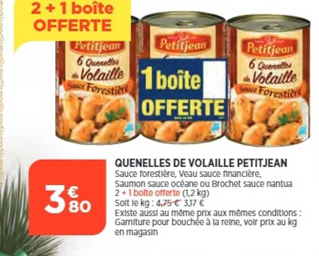 quenelles de volaille petitjean