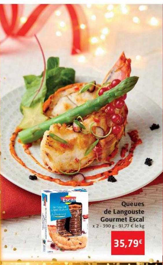 queues de langouste gourmet escal