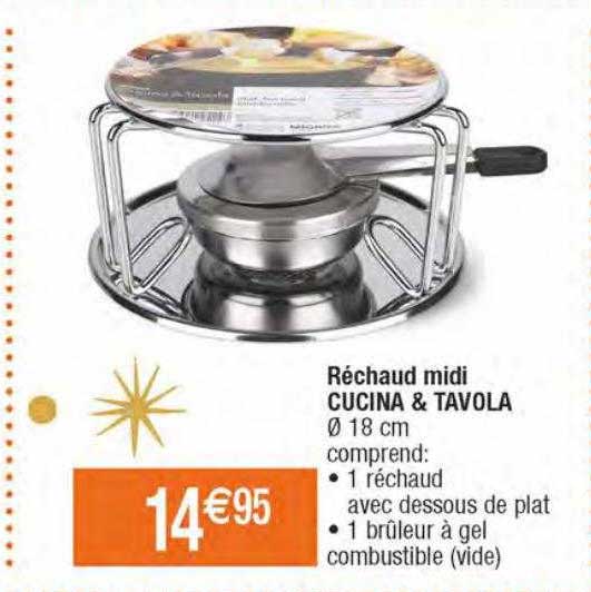 réchaud mini cucina & tavola