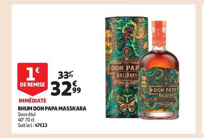 Rhum Don Papa Masskara