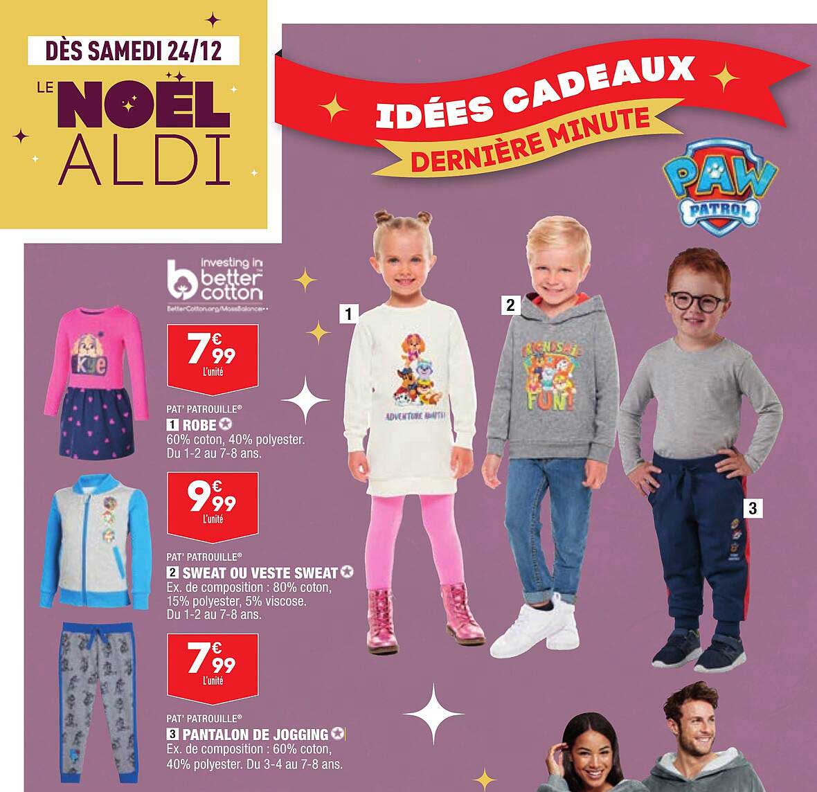 robe pat patrouille, sweat ou veste sweat pat patrouille, pantalon de jogging pat patrouille