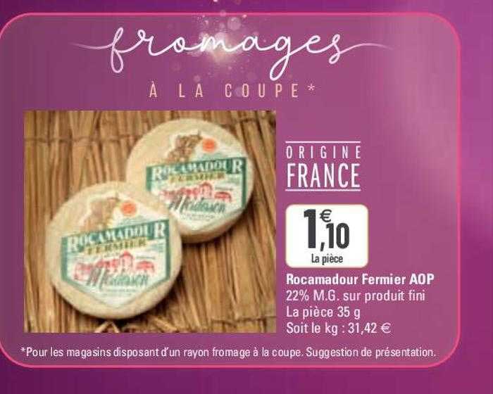 Rocamadour Fermier Aop