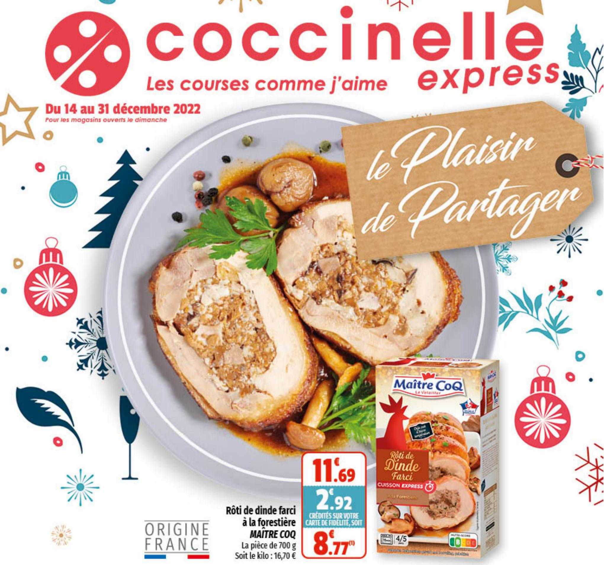 rôti de dinde farci à la forestière maître coq