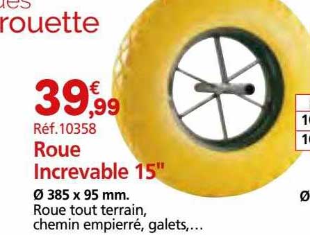 roue increvable 15"