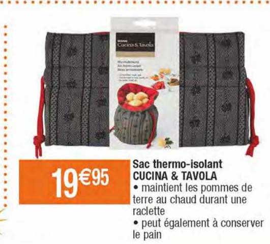 sac thermo-isolant cucina & tavola