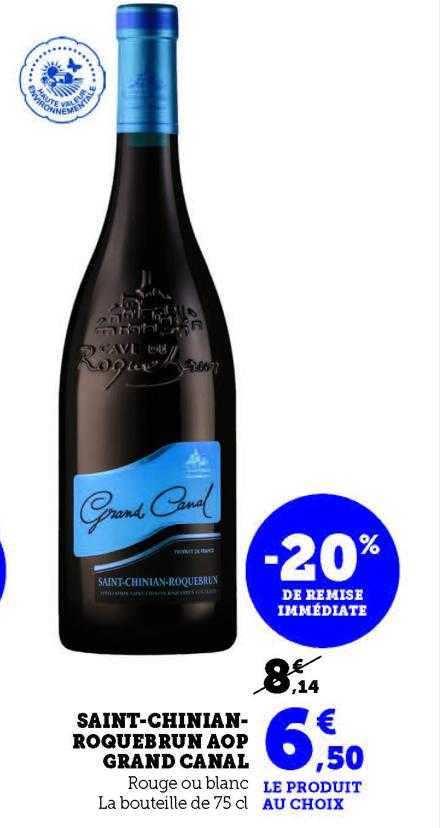 saint-chinian-roquebrun aop grand canal