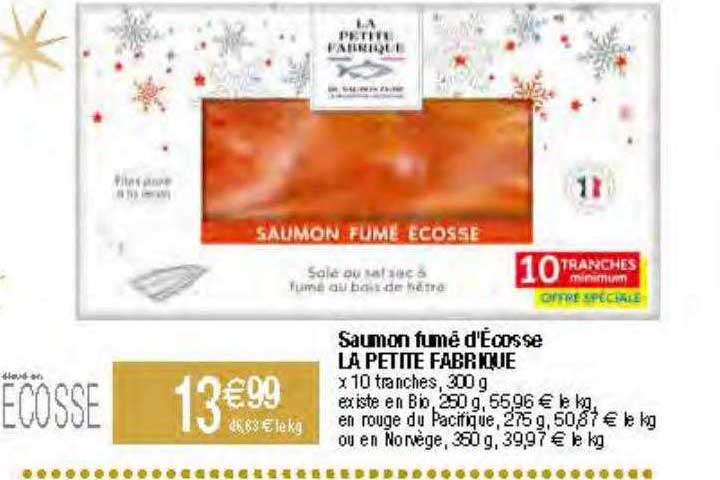 saumon fumé d'écosse la petite fabrique