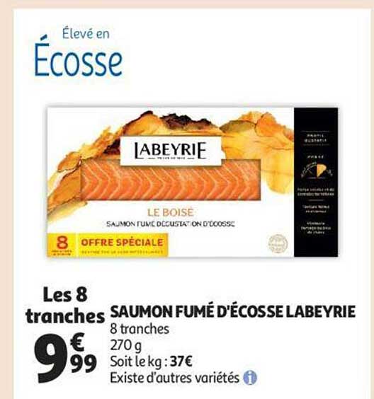 saumon fumé d'écosse labeyrie
