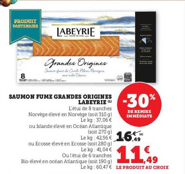 saumon fumé grandes origines labeyrie