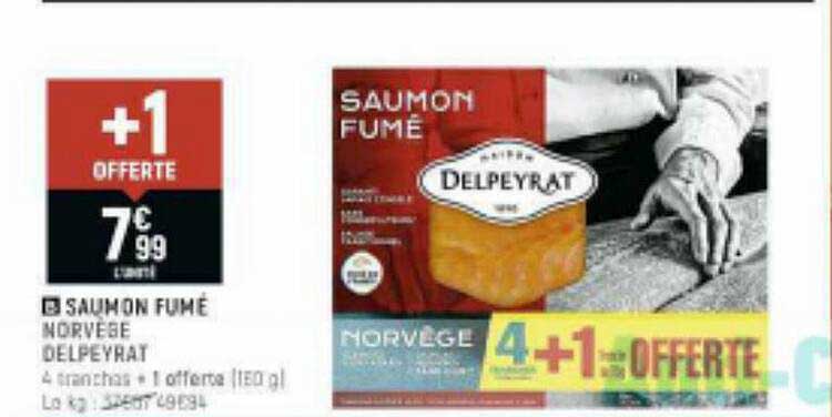 Saumon Fumé Norvège Delpeyrat