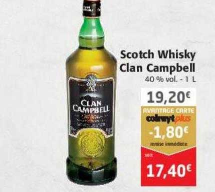 scotch whisky clan campbell