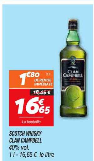 scotch whisky clan campbell