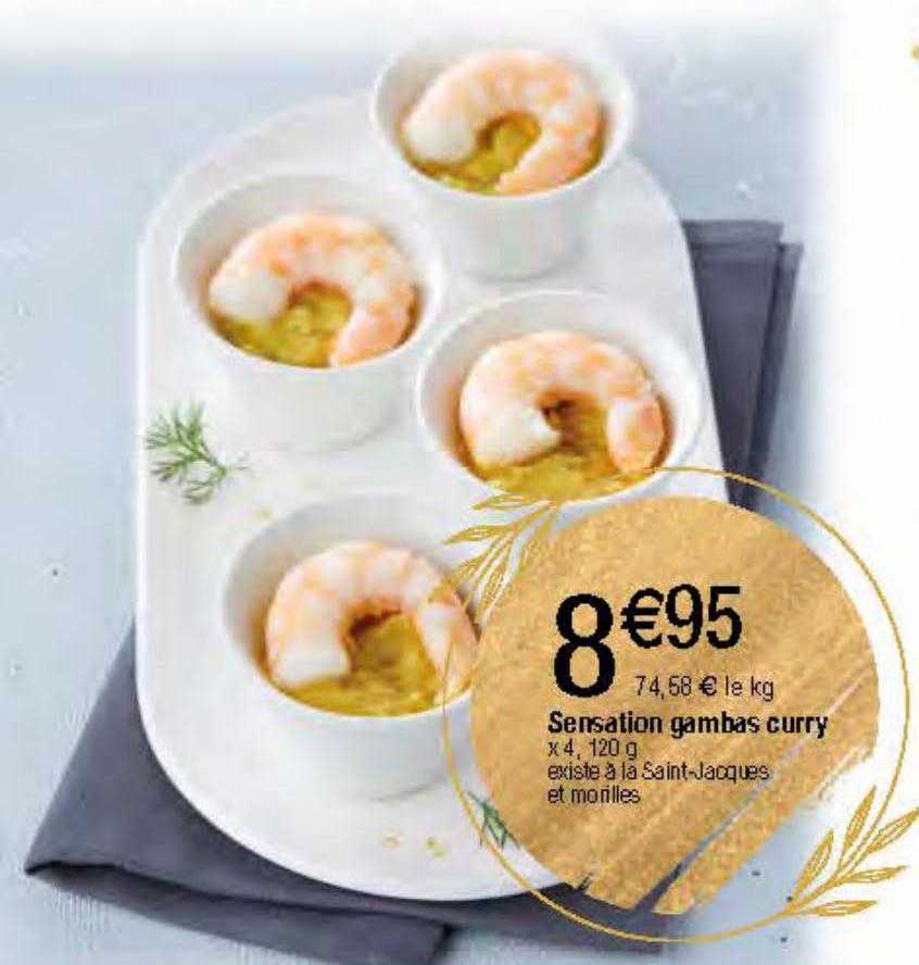 Sensation Gambas Curry