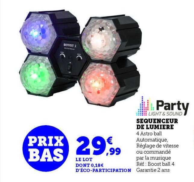 séquenceur de lumière party light & sound