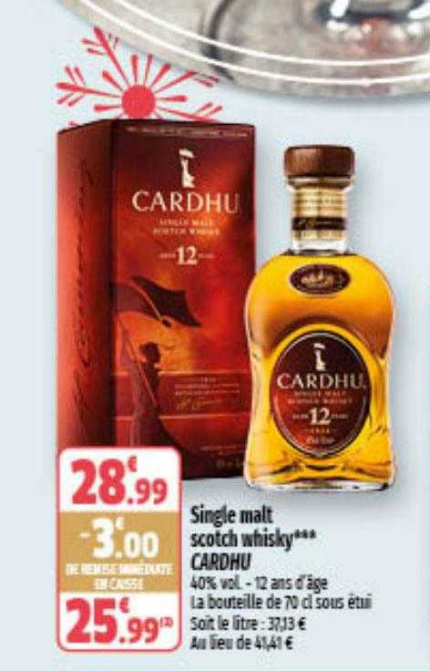 single malt scotch whisky cardhu