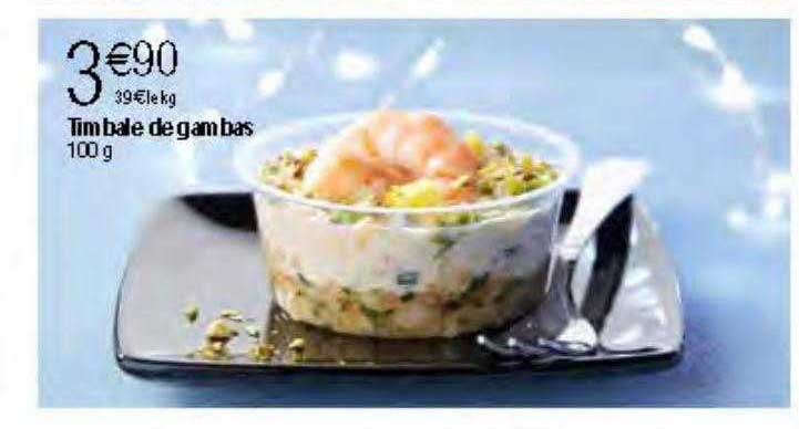 timbale de gambas