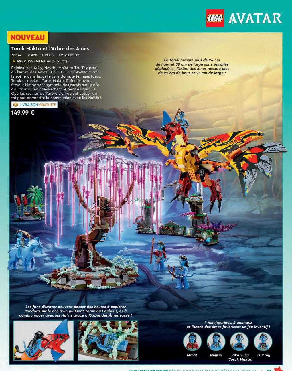 toruk makto et l'arbre des âmes lego avatar