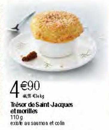 trésor de saint-jacques et morilles