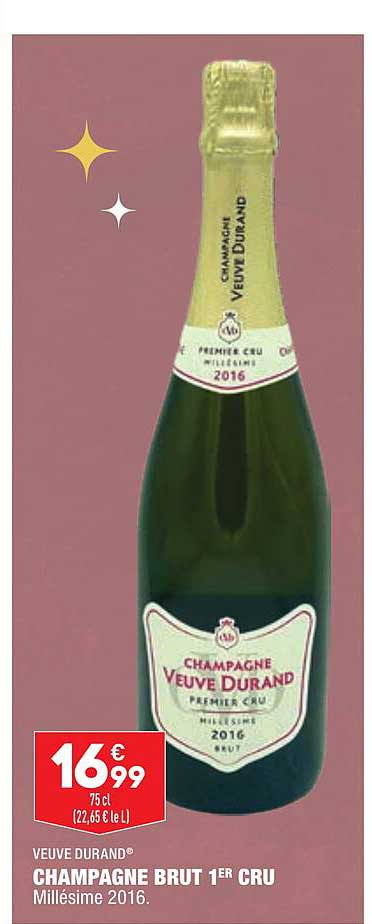 veuve durand champagne brut 1er cru
