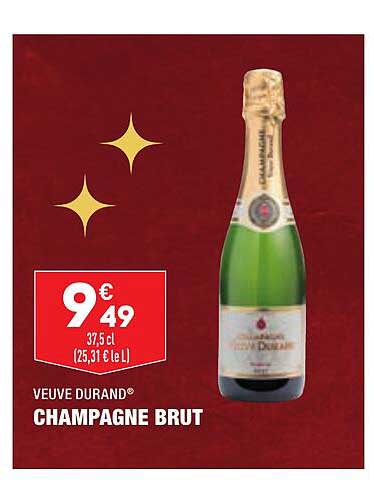 veuve durand champagne brut