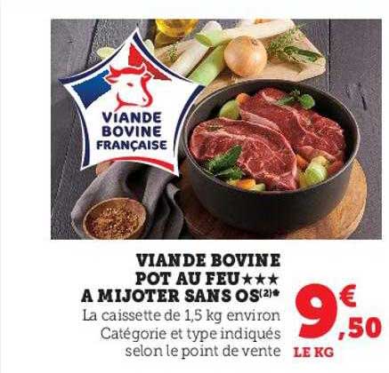 Viande Bovine Pot Au Feu à Mijoter Sans Os