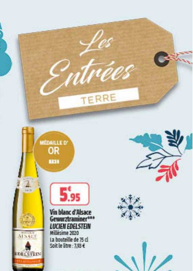 vin blanc d'alsace gewurztraminer lucien edelstein