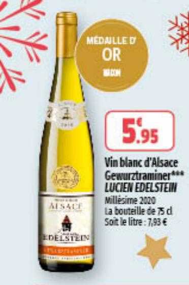 vin blanc d'alsace gewurztraminer lucien edestein