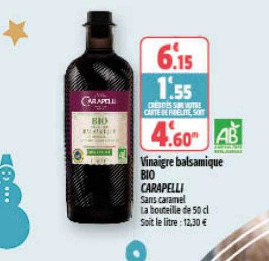 Vinaigre Balsamique Bio Carapelli