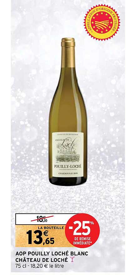 aop pouilly loché blanc château de loché