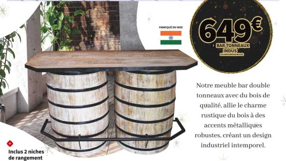 bar tonneaux indus