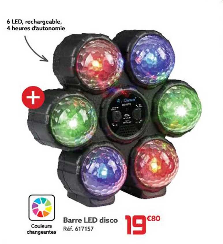 barre led disco