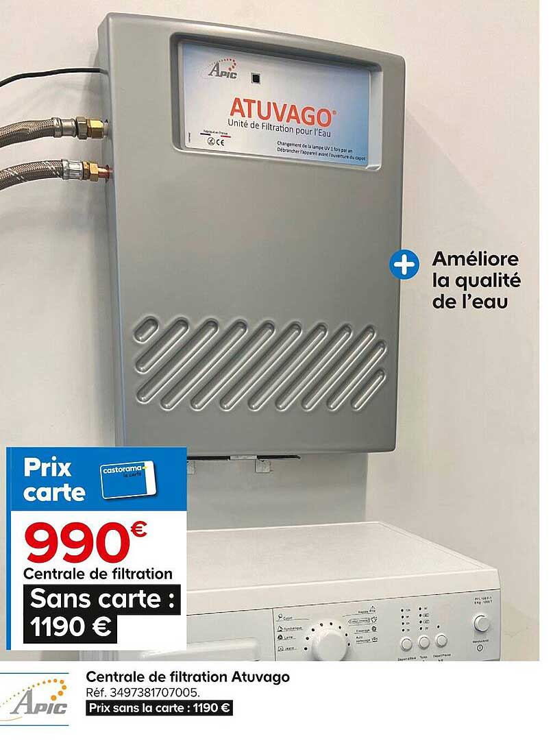 centrale de filtration apic