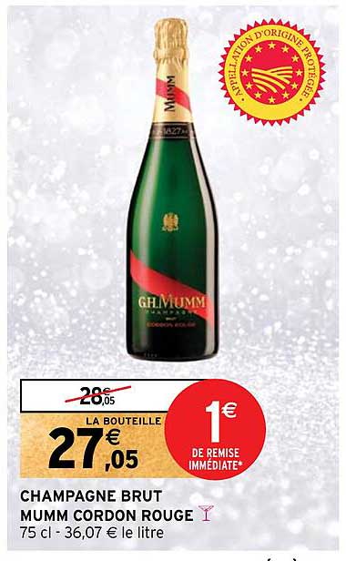 Champagne Brut Mumm Cordon Rouge