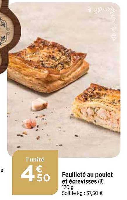 Feuilleté Au Poulet Et écrevisses