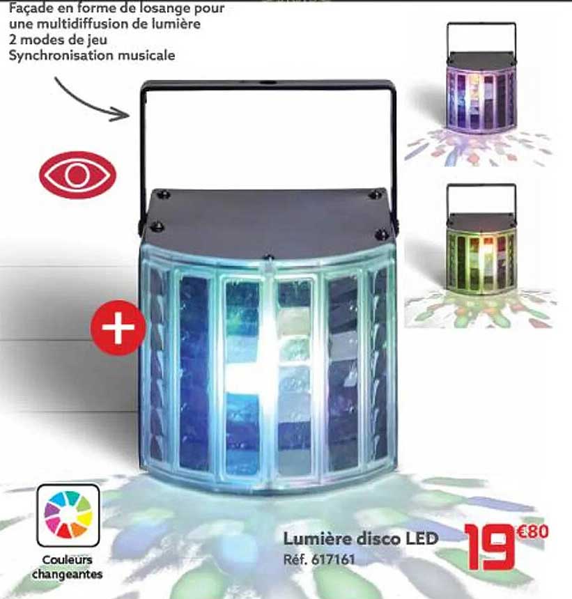lumière disco led
