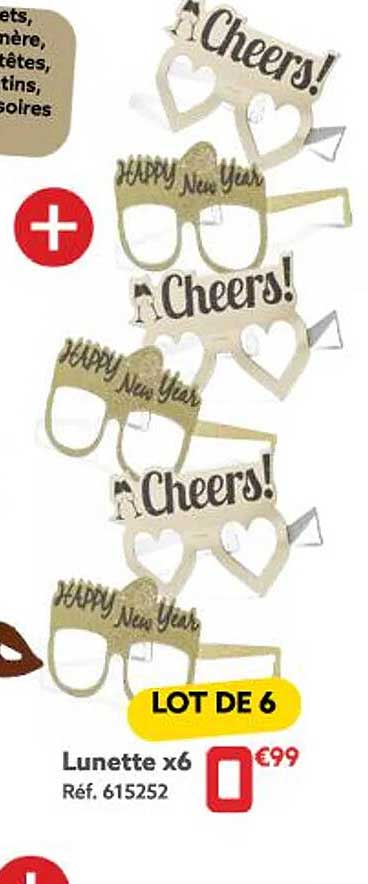 lunette x 6
