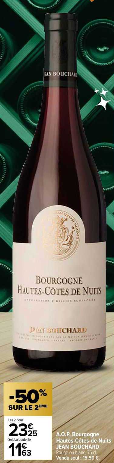a.o.p. bourgogne hautes-côtes-de-nuits jean bouchard