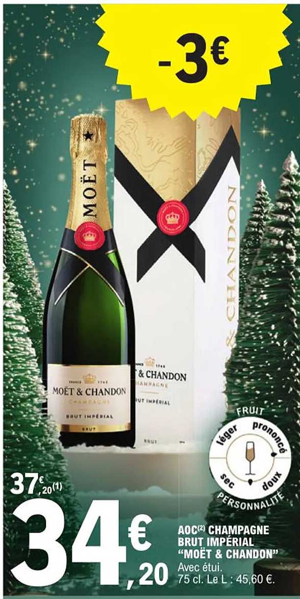 aoc champagne brut impérial "moët & chandon"