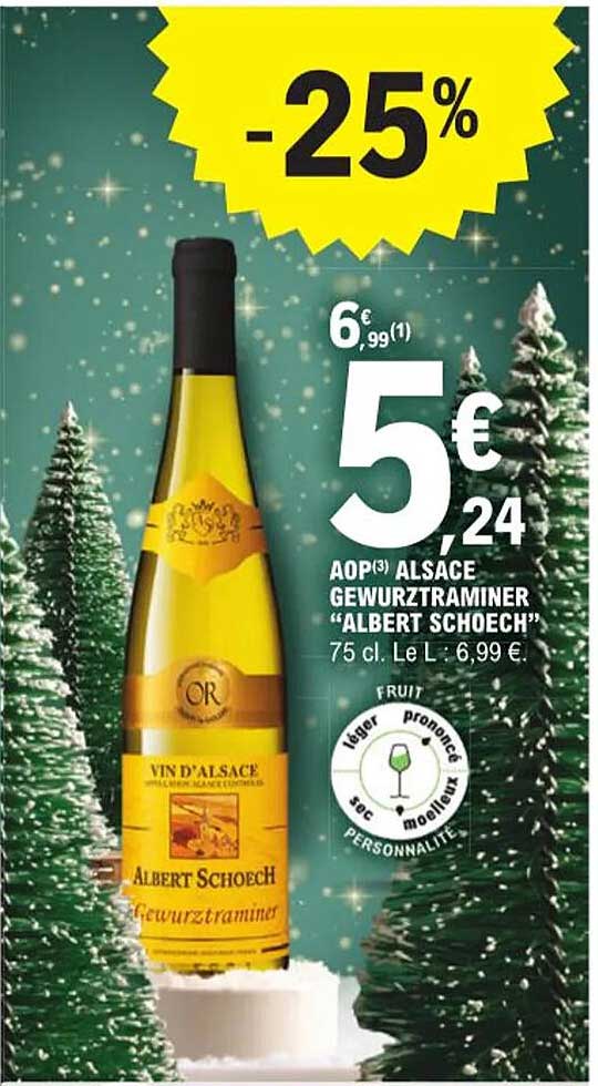 Aop Alsace Gewurztraminer "albert Schoech"