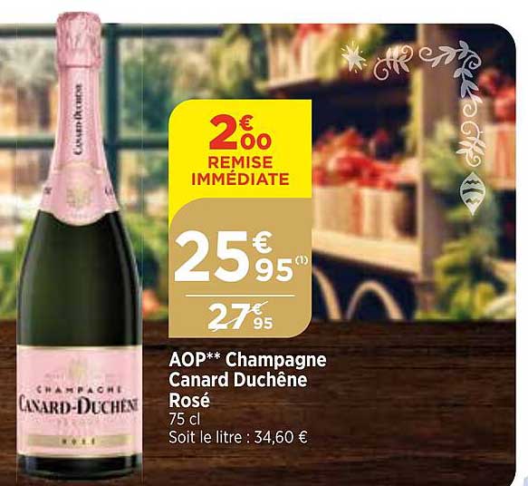 aop champagne canard duchêne rosé