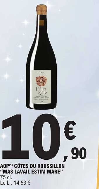 aop côtes du roussilon "mas lavail estim mareé"