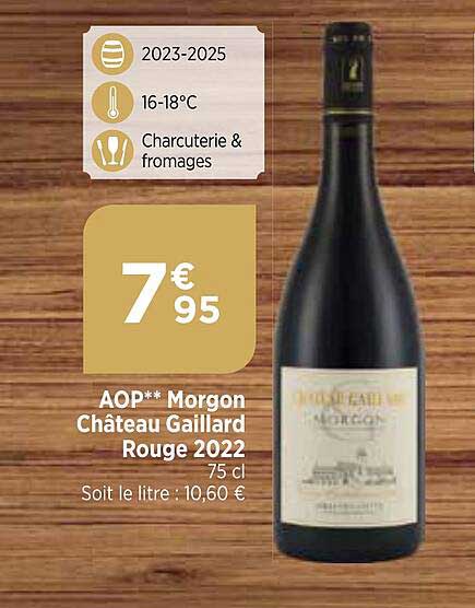 aop morgon château gaillard rouge 2022