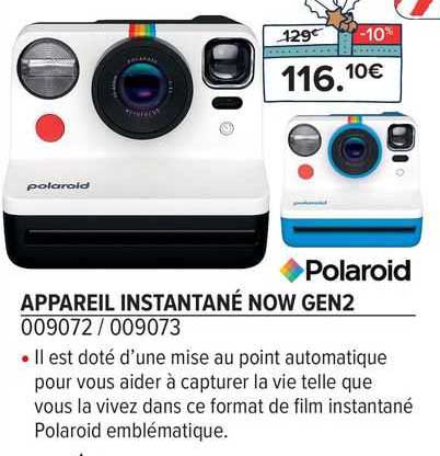 Appareil Instantané Now Gen2 Polaroid