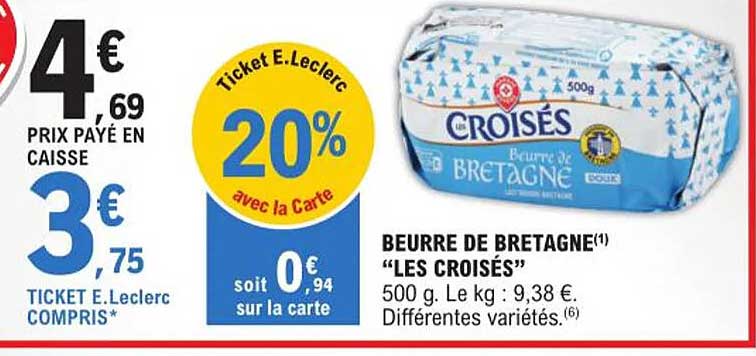 Beurre De Bretagne "les Croisés"